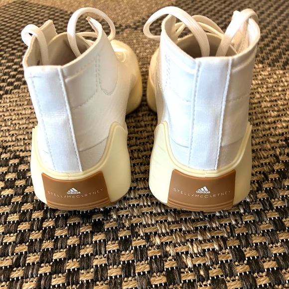 ADIDAS BY STELLA MCCARTNEY X TREINO MID WHITE GUM SIZE 6 - Picture 11 of 14